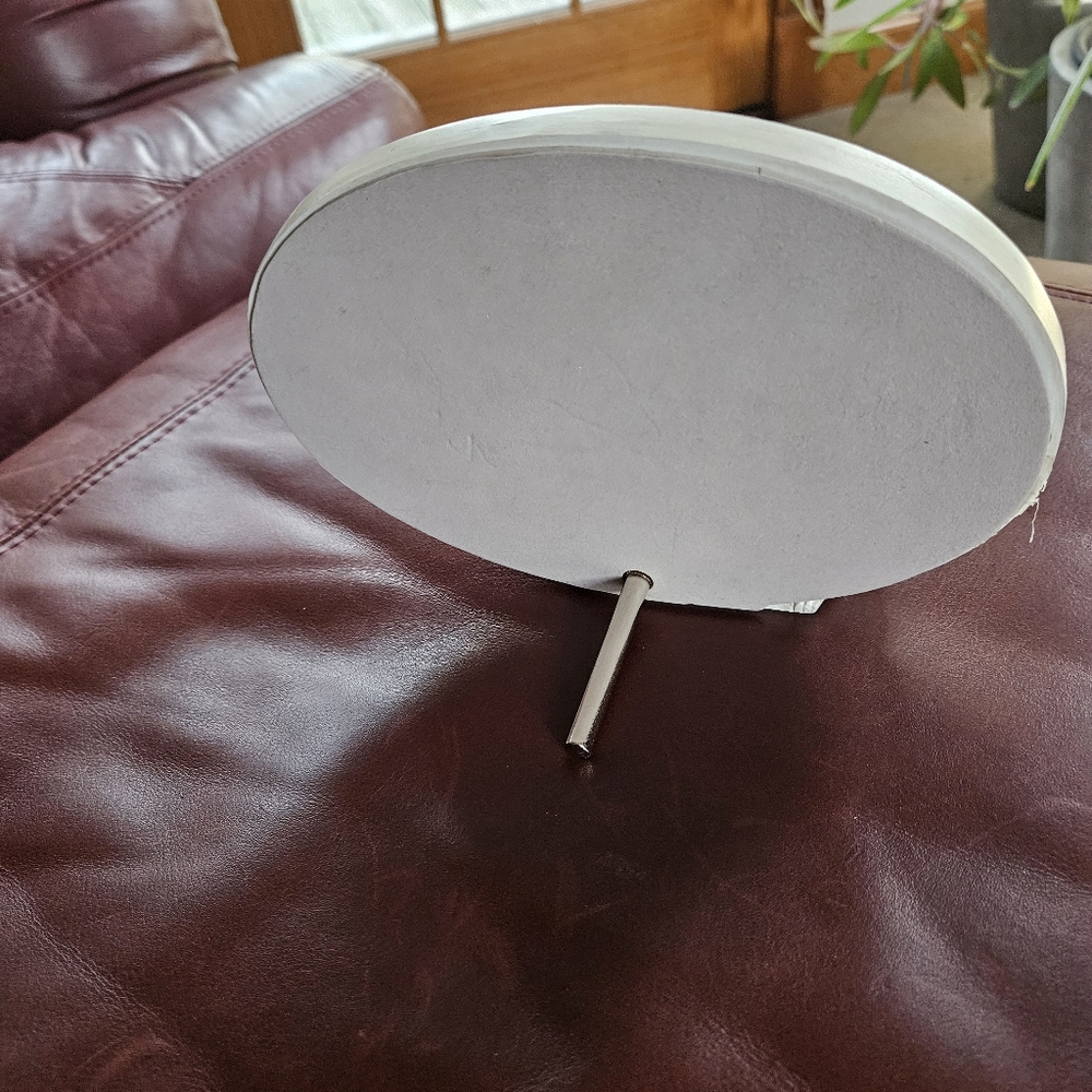 Oval Mirror with Rabbit Figurines - Picture 3 of 3